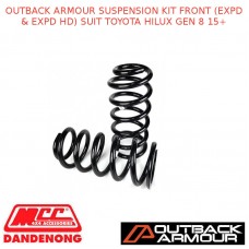 OUTBACK ARMOUR SUSPENSION KIT FRONT (EXPD & EXPD HD) FITS TOYOTA HILUX GEN 8 15+